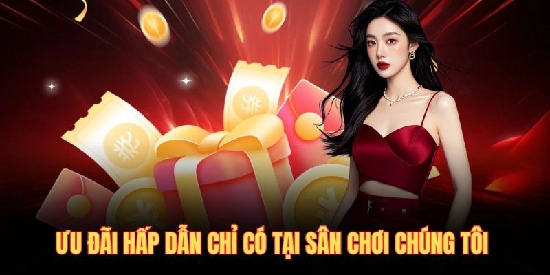 Ưu đãi hấp dẫn chỉ có tại sân chơi chúng tôi 